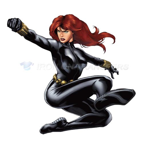 Black Widow Iron-on Stickers (Heat Transfers)NO.458
